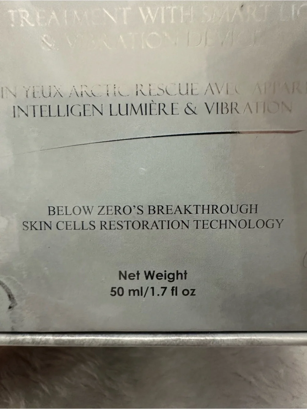 Arctic Rescue Eye Treatment with Smart Light & Vibration Device - Silver